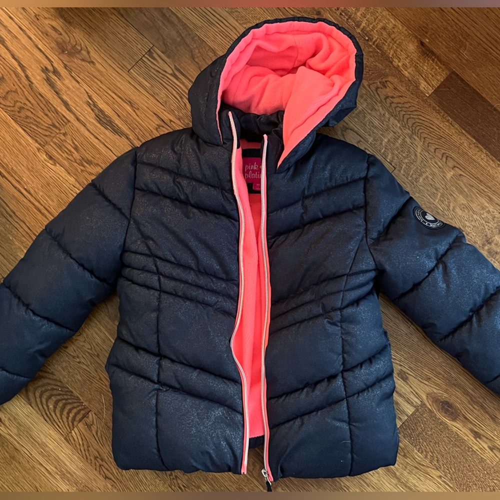 Pink platinum winter jacket